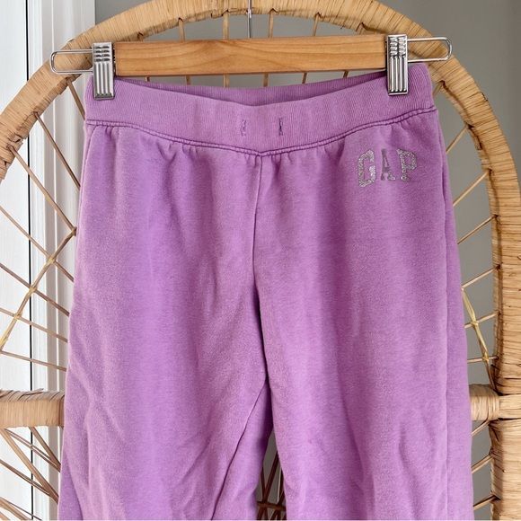 GAP Kids Set Sweatshirt Sweatpants Joggers Purple size 10 - Picture 7 of 9